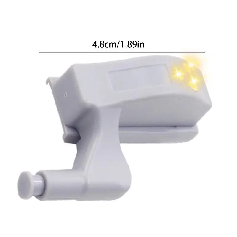 Hinge LED Light 10PCS Hinge Light LED Hinge Sensor Lights Bright 3 LED Beads Cupboard Hinge LED Light Efficient Night Lights For