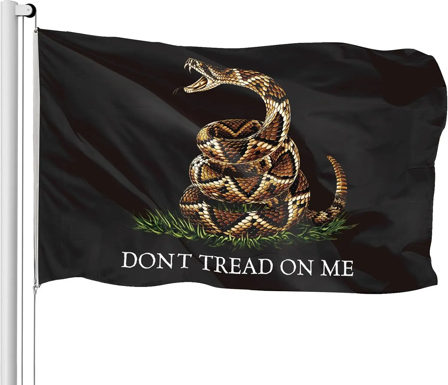 National flag Polyester Vertical Large Yard Flag We The People Flag 1776 American Flags Dont Tread On Me 3x5 FT Polyester Banner