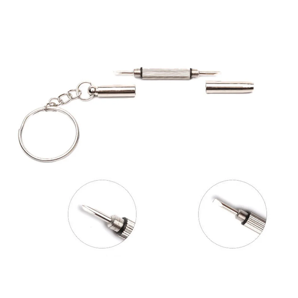 10 قطعة مفكات النظارات مجموعة أدوات إصلاح المعادن الصغيرة المحمولة للنظارات والساعات والنظارات الشمسية وإصلاح الدقة