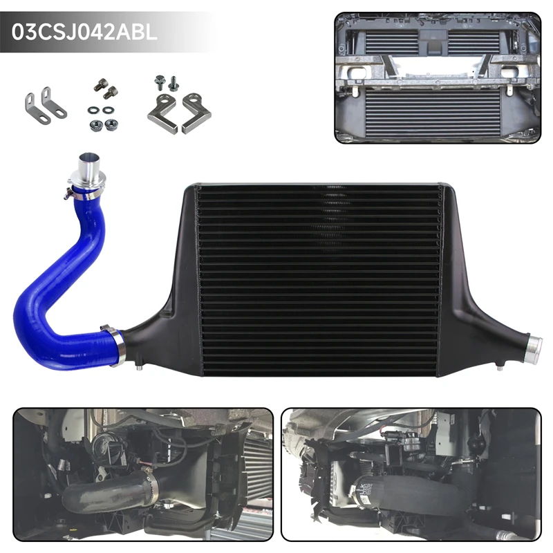 

Competition Intercooler Hose Kit Fit For Audi S4/S5 B9 3.0TDI A4 B9 2015+ A5 F5 2016+ Black/Blue/Red Aluminum