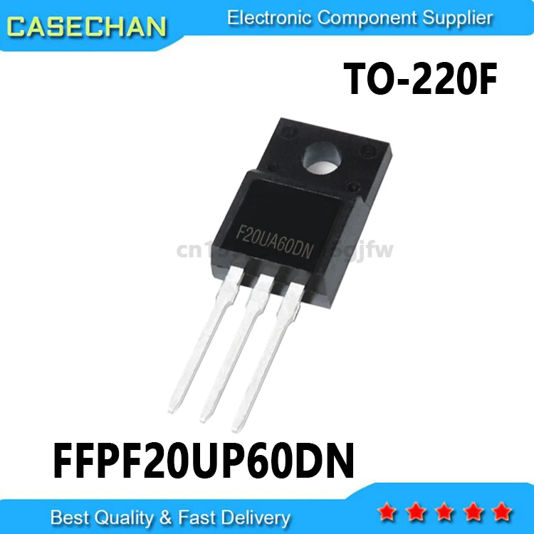 10PCS New and Original F20UP60DN FFPF20UP60DN  TO-220F