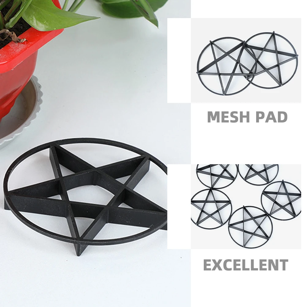 

10pcs Flower Pot Breathable Bracket Durable Thickened Planter Stand Outdoor Hole Feet Pad Plastic Base For Plants