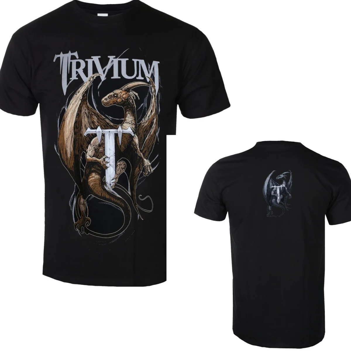 Camiseta de algodón con gráfico Pop Trivium, camiseta unisex de manga corta de verano, camiseta de marca a la moda, camisetas vintage informales de lujo