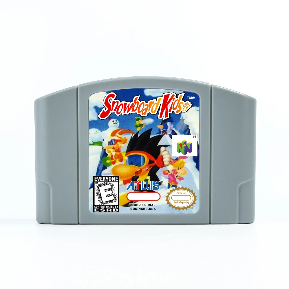 Snowboard Kids N64 Cartridge USA EUR Game Card For 64bit Game Consoles