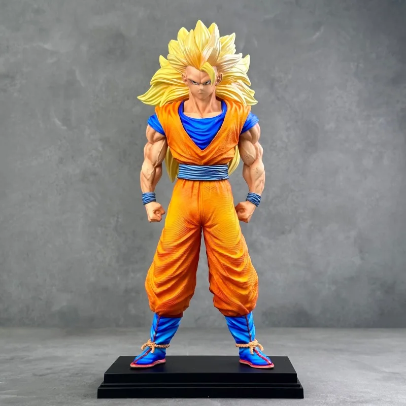 

Bandai Dragon Ball ручной работы Super Saiyan JT Magic Modified Star Track Super Three Wukong Статуя Модель Комната Настольный Орнамент
