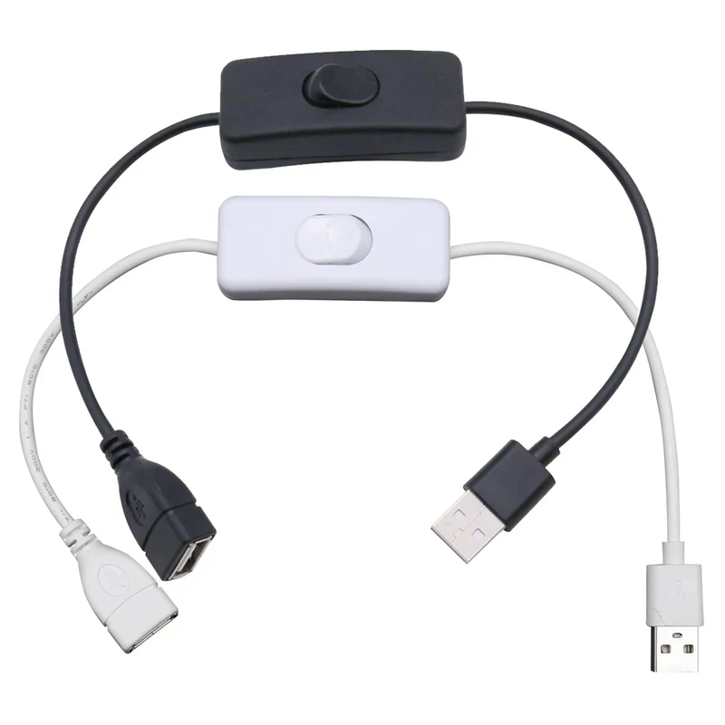 1/2/3pcs USB Cable with Switch ON/OFF Cable Extension Toggle for USB LED String USB Gadget USB Power Supply Device Tools ﻿