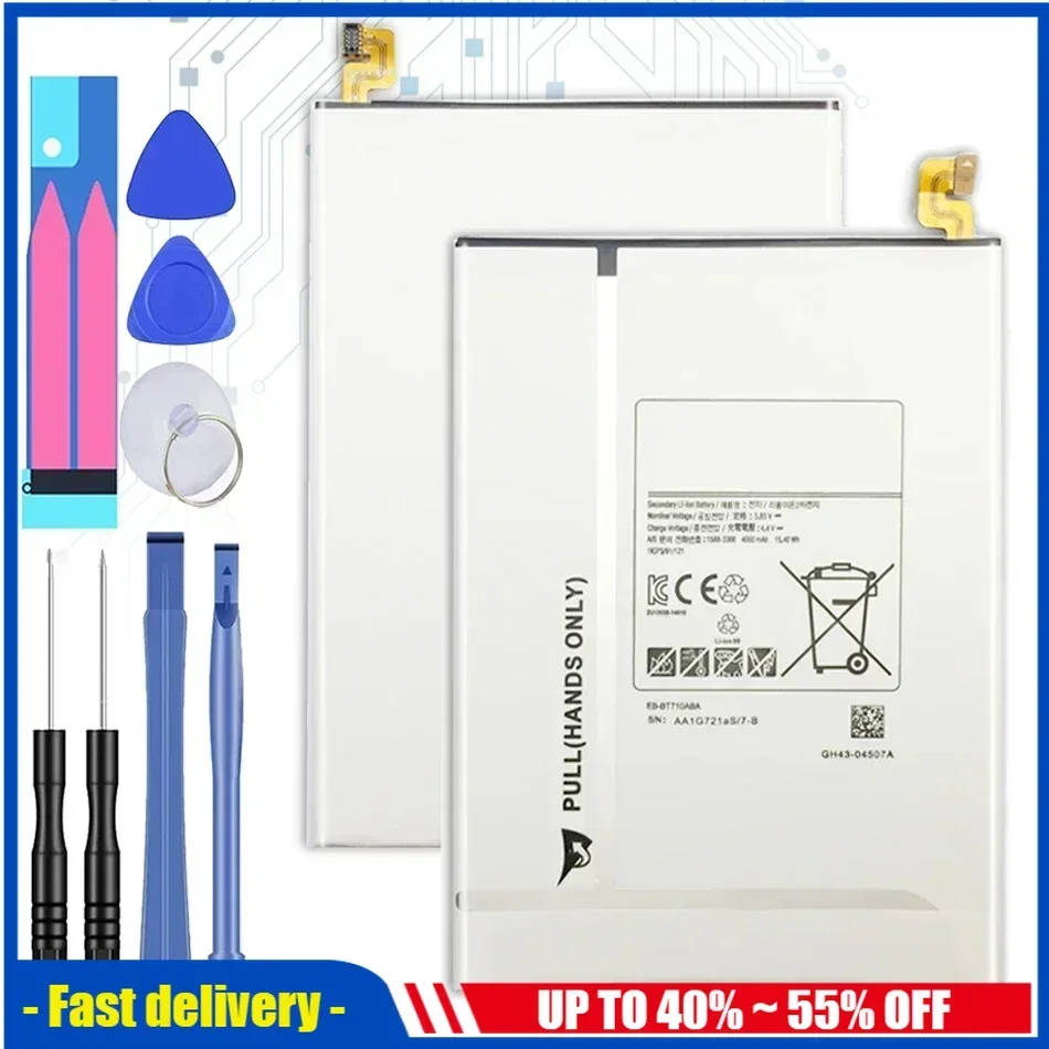 Tablet Battery For Samsung Galaxy Tab 2 3 4/Tab S S2 S3/tab A/tab E (7.0 8.0 8.4 9.6 9.7 10.1 10.5) For Pro 8.4/Note 8 10.1 12.2