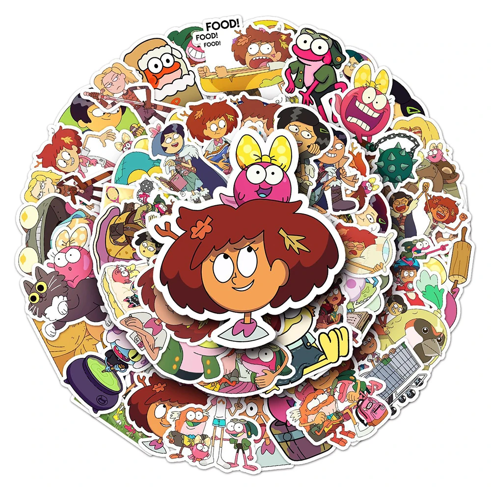 10/30/50pcs Disney Cartoon Amphibia Anime Stickers Decals DIY Luggage Laptop Phone Water Bottle Scrapbook Sticker for Kids Gift