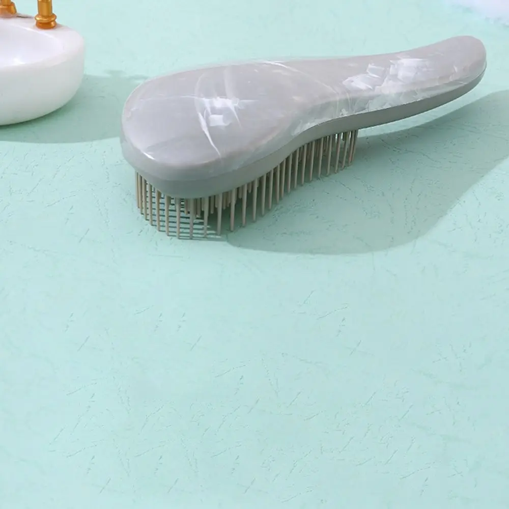 1pcs Marbled Soft Tooth Comb Anti-static Hair Brush Handle Entangle Detangling Comb Shower Massage Comb Salon Hair Styling Tools