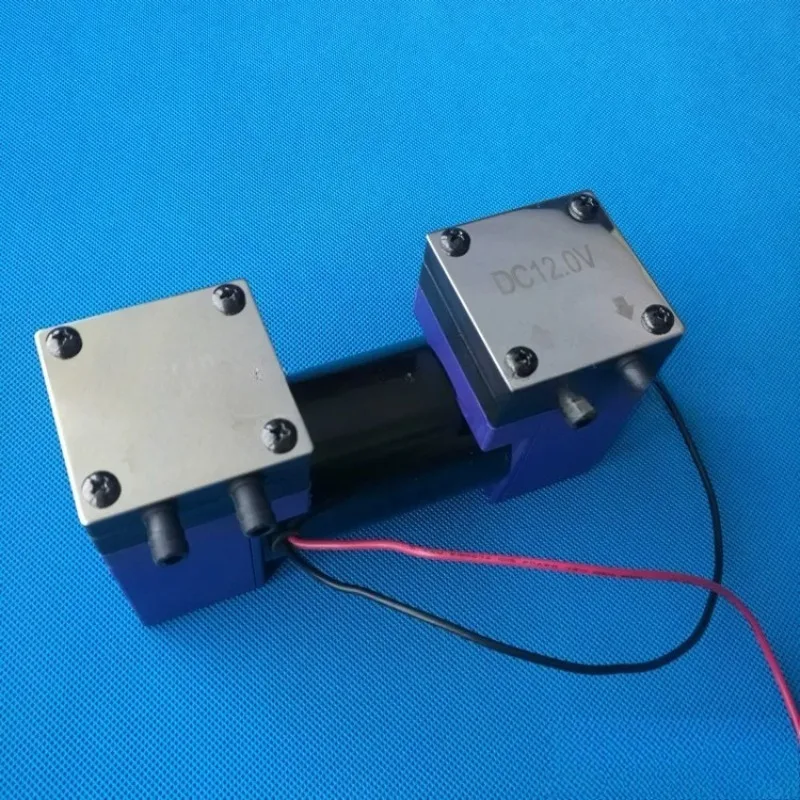 Double head pump DC vacuum pump 12V small micro diaphragm 24V silent pump suction  220V