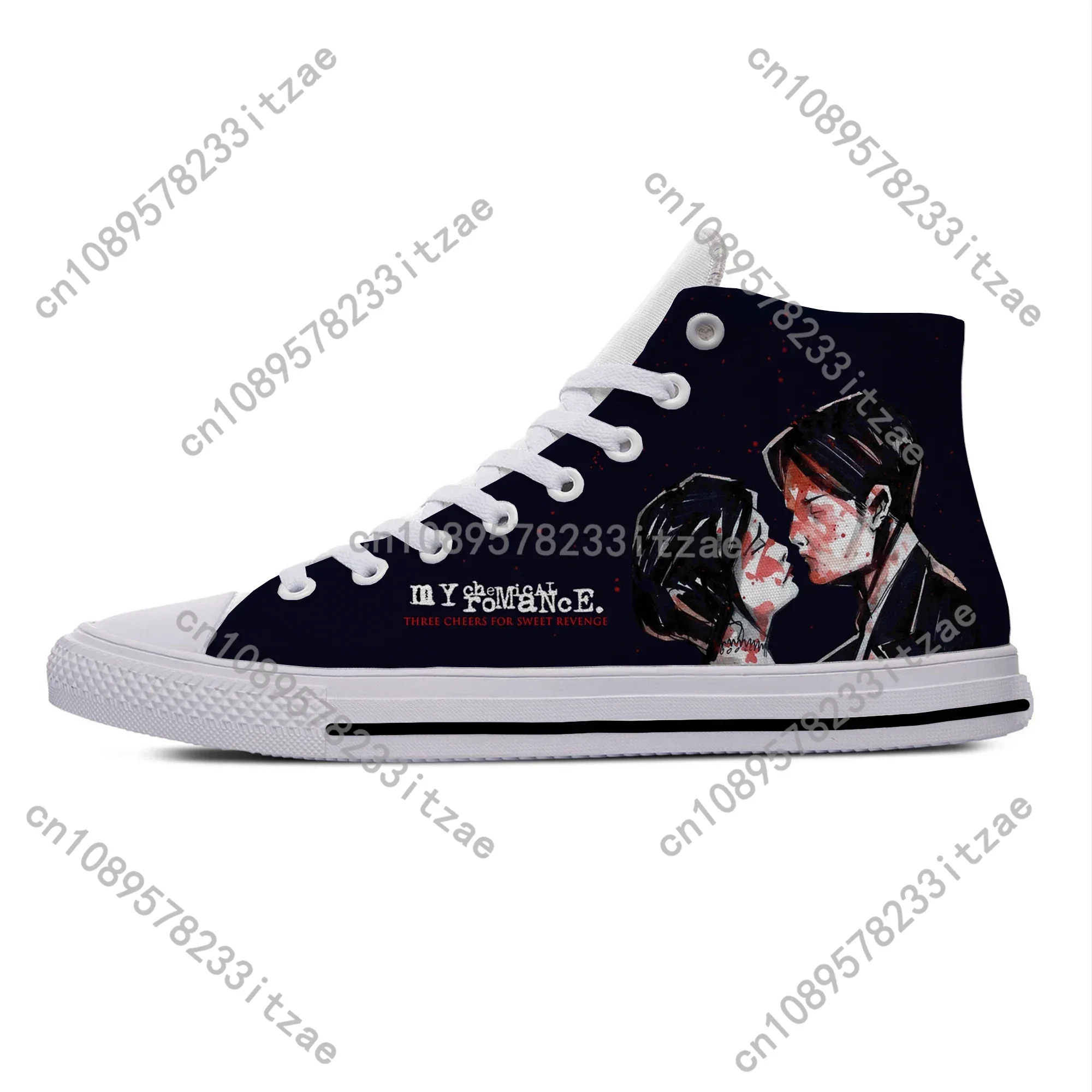 Hot Summer My Chemical Romance MCR Rock Band Funny Casual Shoes High Top Lightweight Men Women Sneakers Breathable Board Shoes - view 3