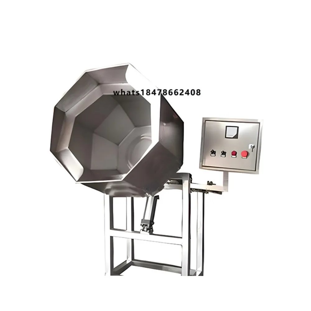 Fully Automatic Snack Food Seasoning Flavoring Machine Drum Octagonal Mixer for Sale