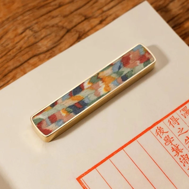 Brass Paperweight Chinese Calligraphy Paperweight for Painting Writing Calligraphy Tool Decorative Ornament Calligrapher Artist