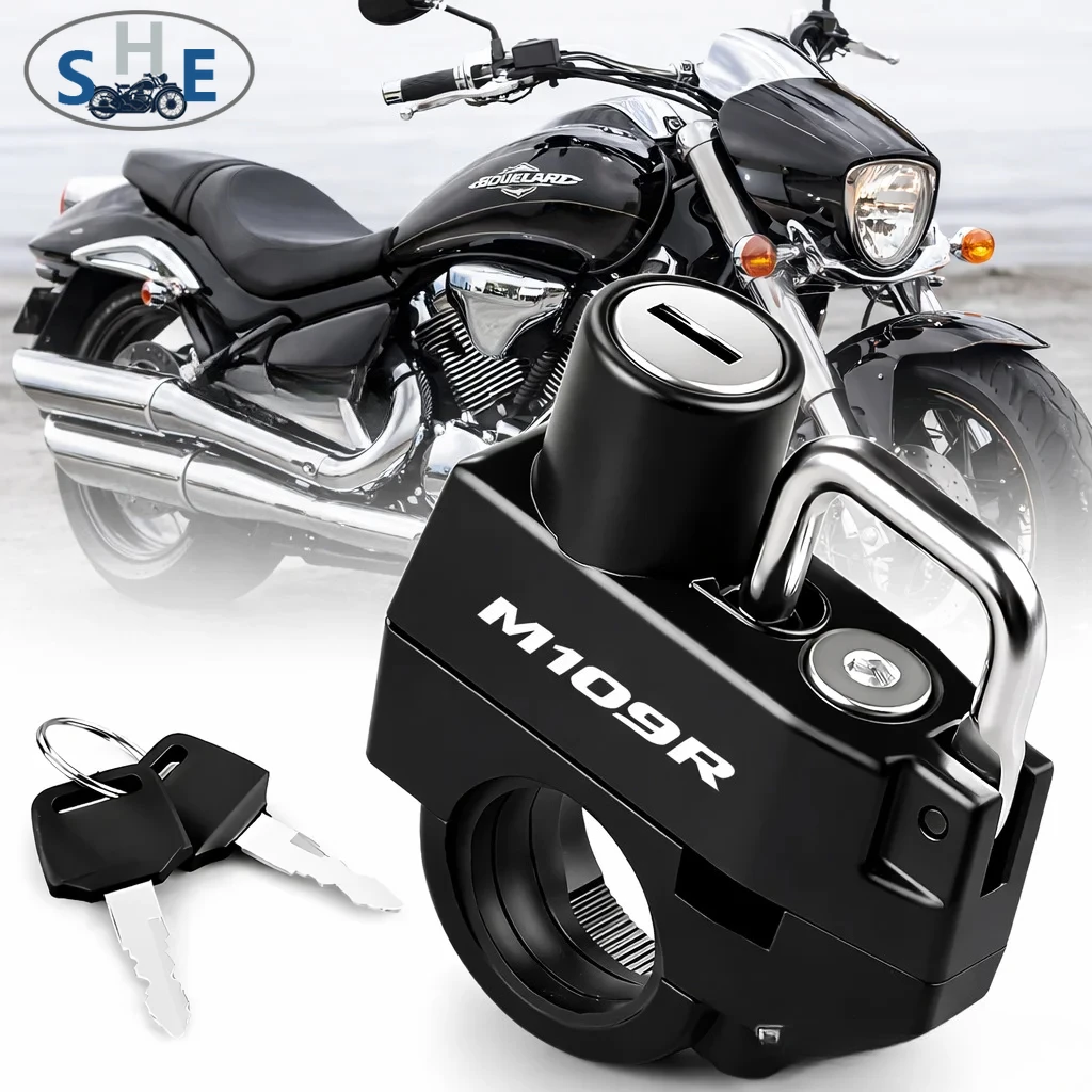 

Motorcycle Helmet Lock For Suzuki Boulevard M109R 109R M109 Anti-theft Locker Helmet Lock Locking Device Rustproof Anti-theft