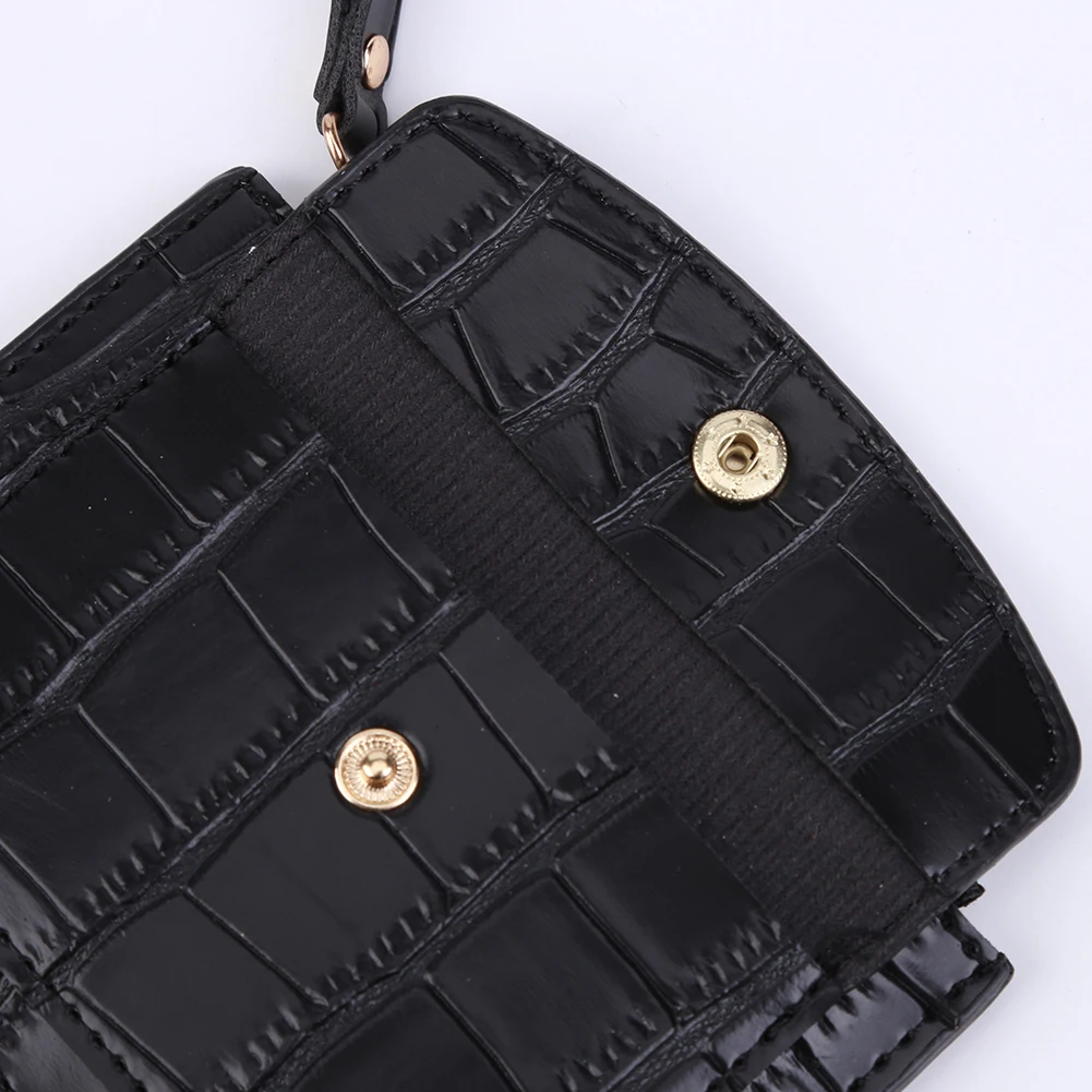 Monedero pequeño para mujer, billetera corta de cuero PU a la moda, billetera informal con múltiples ranuras, bolso diario para mujer
