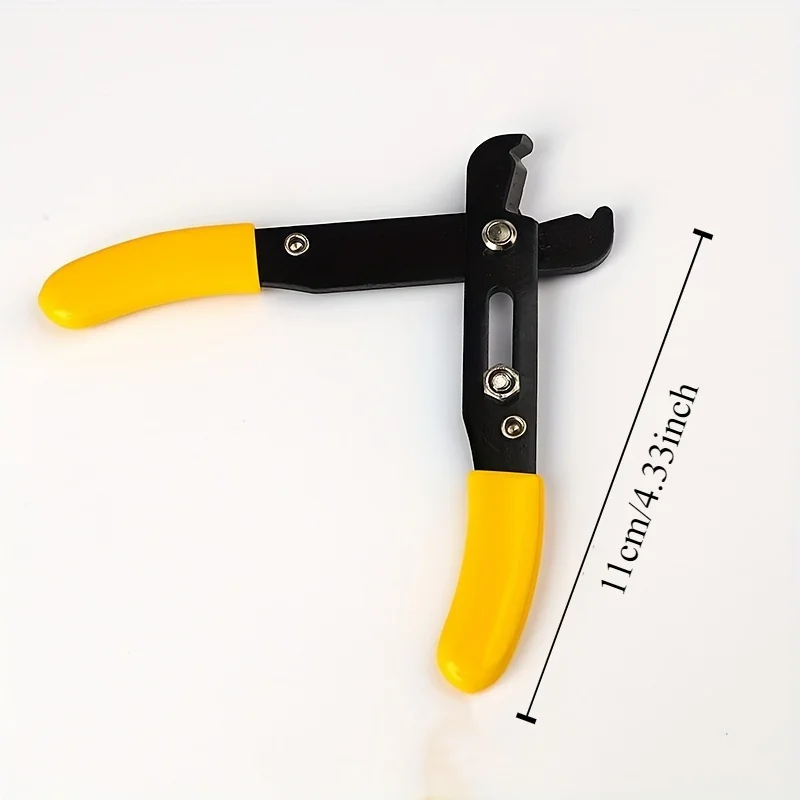 1pc Jewelry Making Chain Pliers - Riveted Manual Bag Chain Opening/Closing Tool DIY Cutter Toothless Clamp Adjustable Stripper view 2