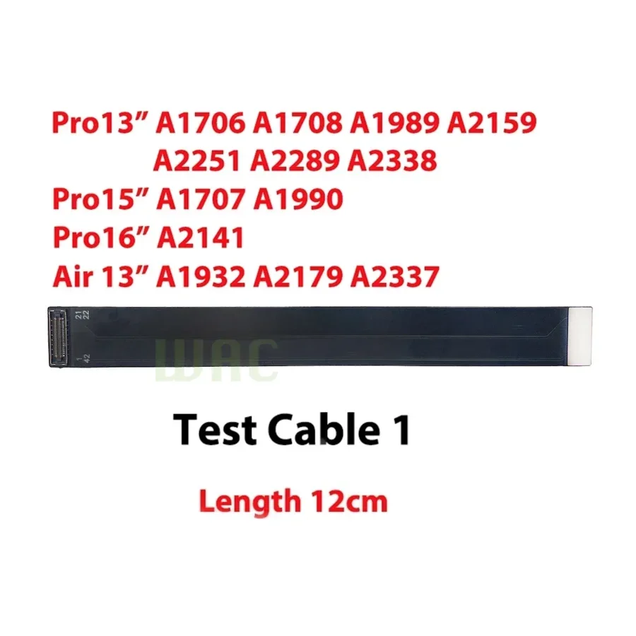 New LCD Screen Display Test Flex Cable for MacBook Pro Air A1706 A1708 A1707 A1990 A2338 A2442 A2779 A2485 A2681 A2941