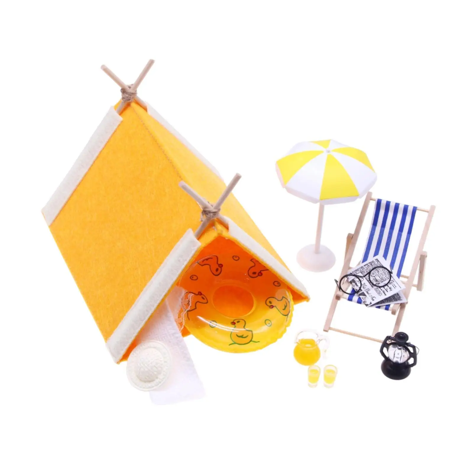 

Beach Miniature Dollhouse Decoration 1/12 Beach Microlandscape for Plant DIY