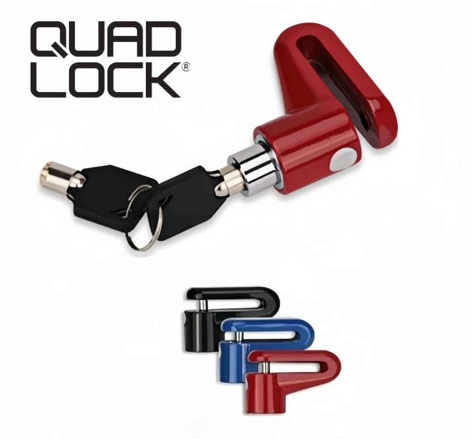 

QUAD LOCK Anti-theft Lock Electric Scooter Disc Brake Lock with Steel Wire Bicycle