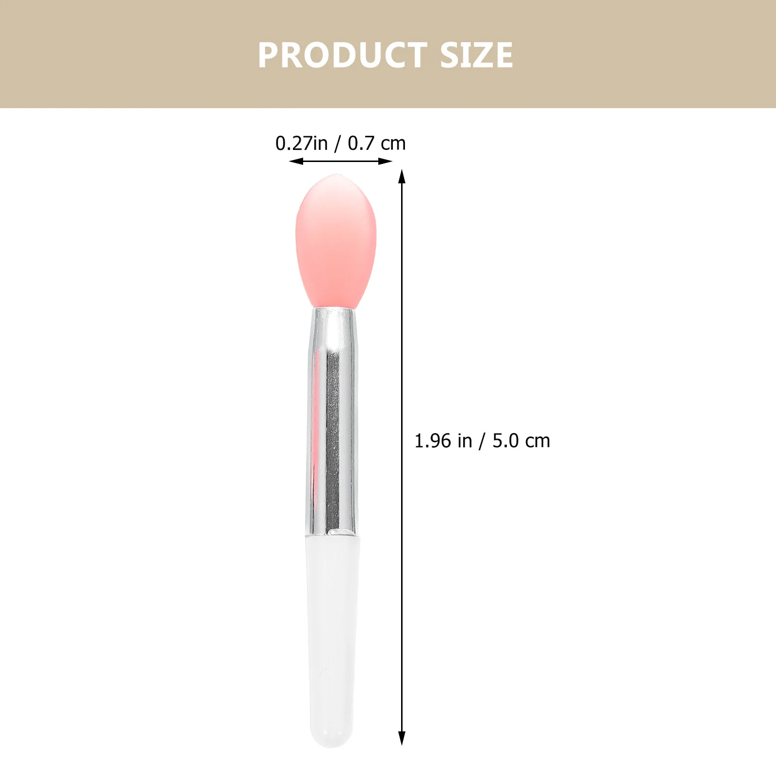1Set Silicone Lipstick Brush Set Fine Applicator for Lip Mask Lip Balm Cosmetics Makeup Tool Lipstick Brush Tool