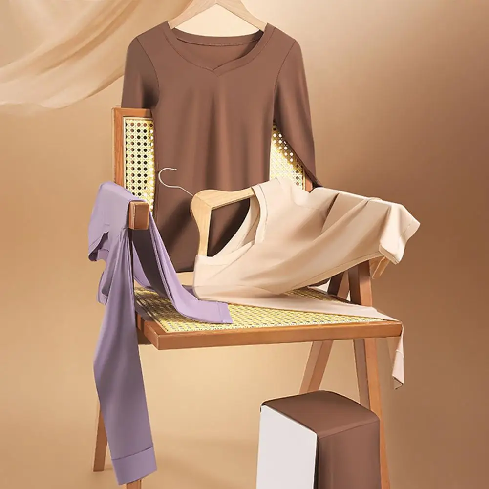 

Locking Trouser Legs Base Layer Women's Thermal Underwear Set Long Sleeve Shirt Leggings Base Layer for Winter Cold Weather Stay