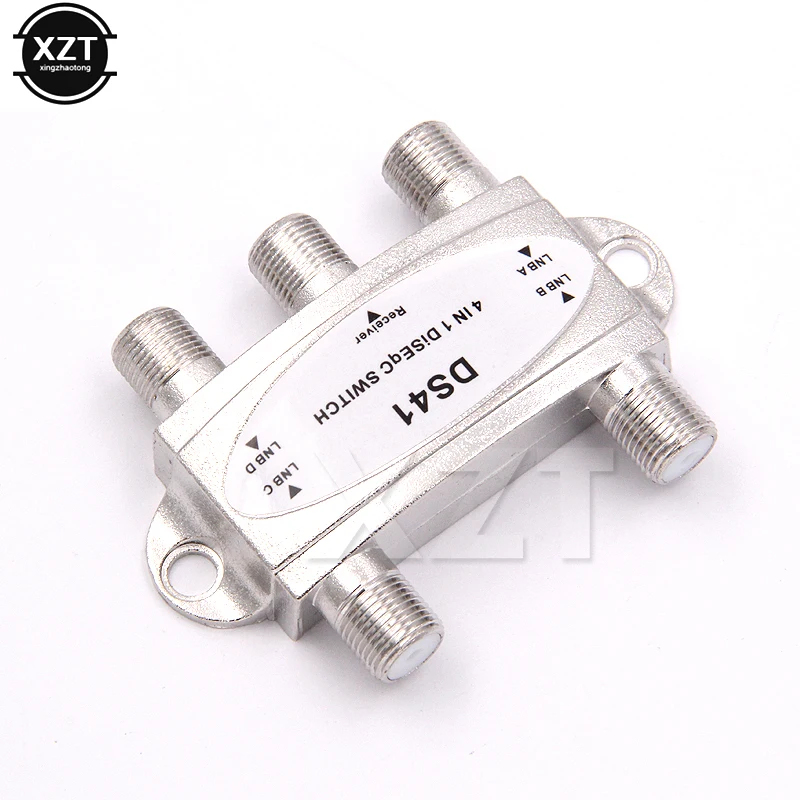 

4 in 1 out LNB Switch Satellites antenna FTA TV Switch For Satellite Receiver 4X1 DISEqC Switch Satellite DS-41 4x1 DiSEqC