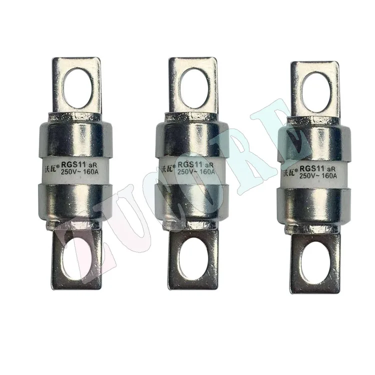 10 قطعة Wowa فتيل سريع RGS11 (CR2L) جميع الصمامات الفضية-50A 80A 100A 125A 160A