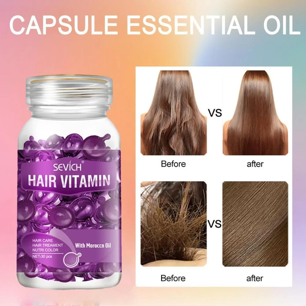 

Capsule Hair Protect Burn Damaged Essence Hair Care Capsule Oil Keratin Complex Repair Anti-fruit Essential Oil Soft Hair Care