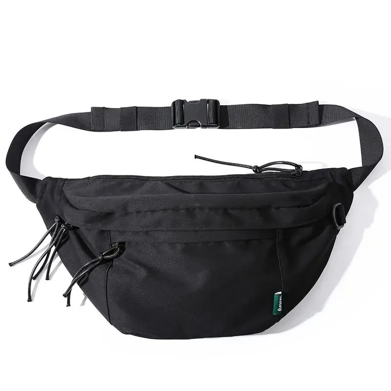 Mesh Design Fashion Men Chest Bag 9.7inch Ipad Waterproof Breathable Multilayer Oxford Sports Cycling Short Trip Waist Bag