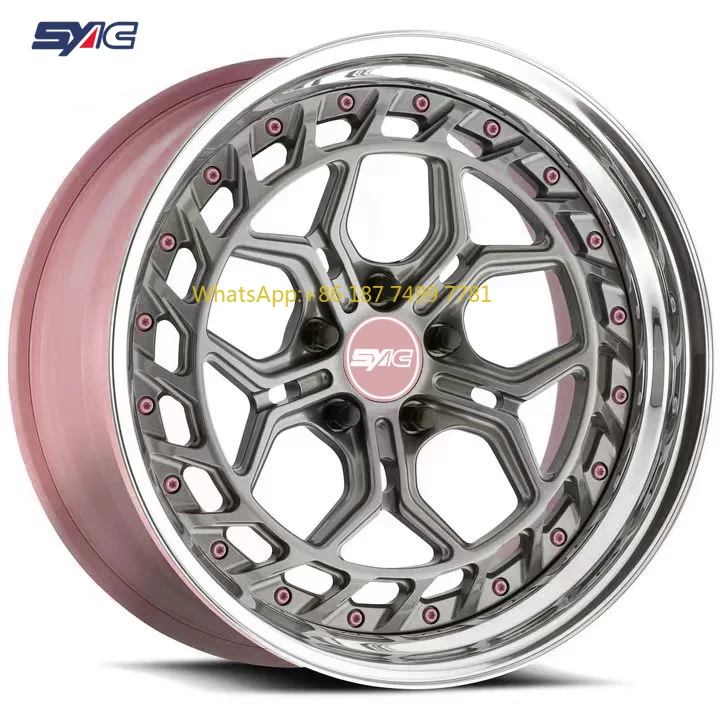 

SYAC 2-piece 18-22 Inch High Performance Racing Car Wheels New Design Customization Forging Aluminium Alloy Wheels/hubs/rims