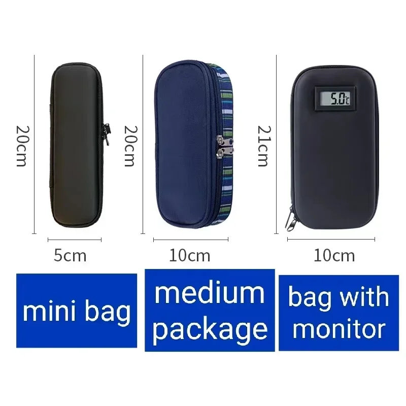 Diabetico persone portatile scatola frigorifero per insulina viaggio all\'aperto piccola borsa isolante per farmaci refrigerata Lilly Huma Lancing