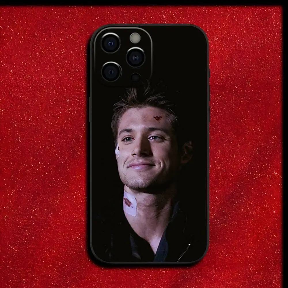 Custodia per telefono D-Dean TV Winchester per iPhone 17,16,15,14,13,12,11,Pro,Max,Plus,E,SE4,Air,Mini Cover nera