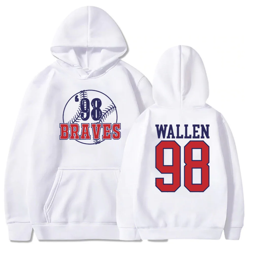 Wallen 98 Braves Hoodie Wallen One Thing At A Time Album Hoodie Wallen Music Sweatshirt Unisex Pullover Tops Streetwear