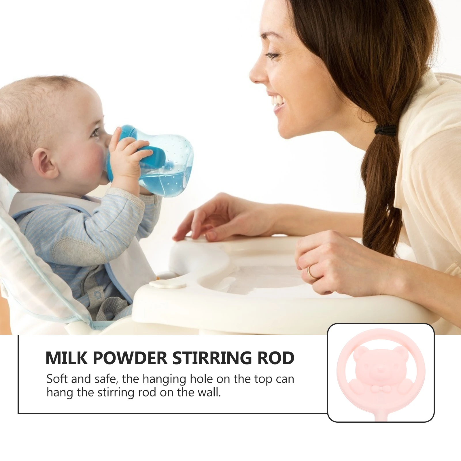 

Stainless Steel Milk Mixer Stirring Rod Coffee Mixing Stick Blender Bar Portable Heat Resistant