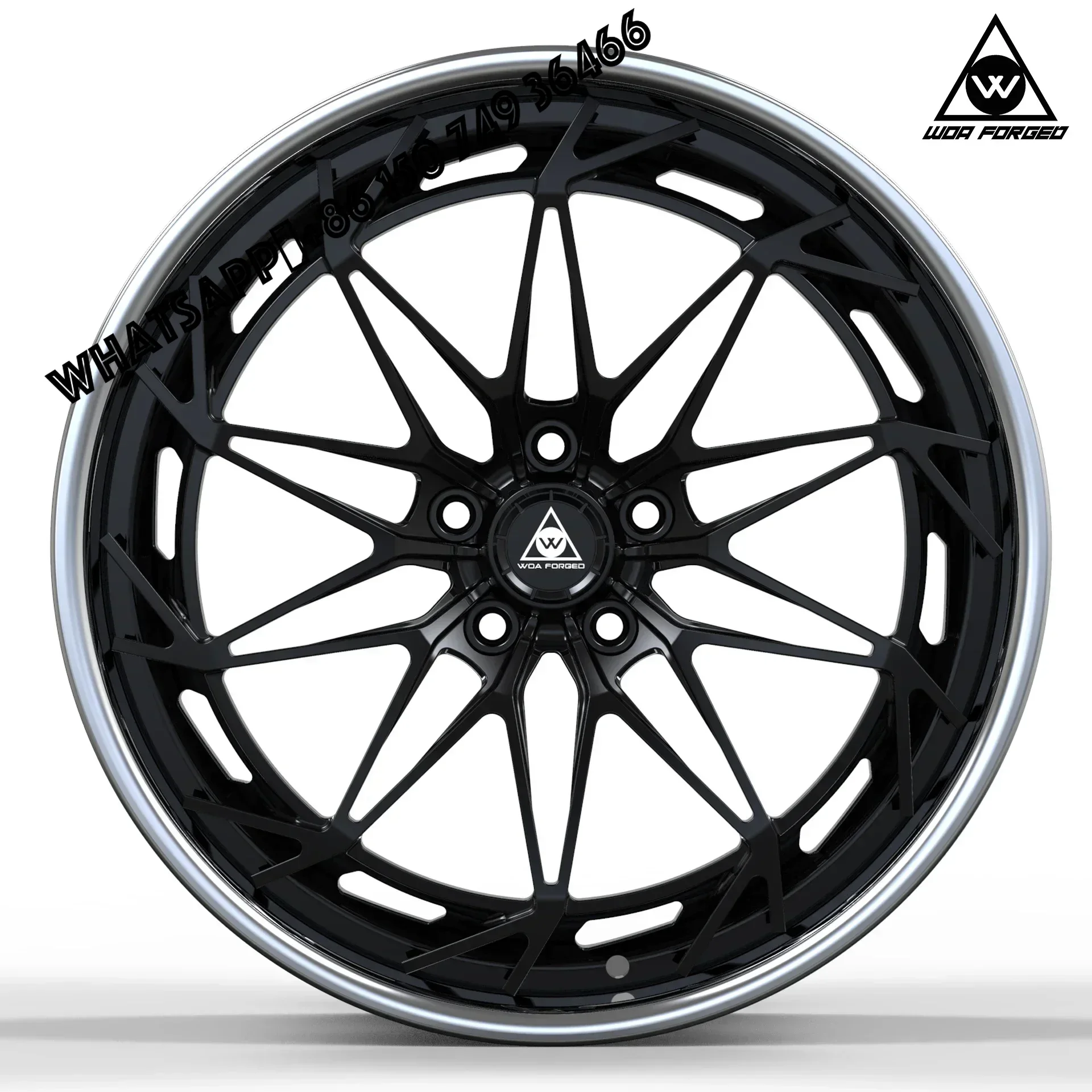 6061-T6 Hot Selling High Quality Custom Forged  Wheels 2 Piece Forged Wheel