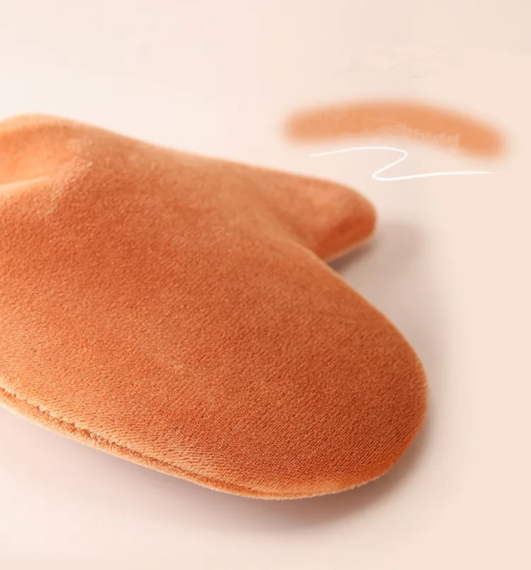 웨어러블 선스크린 및 셀프 탄 장갑 - 부드러운 바디 로션 어플리케이터 미트 줄무늬 없는 보습 태닝을 위한 빠른 스머지 도구