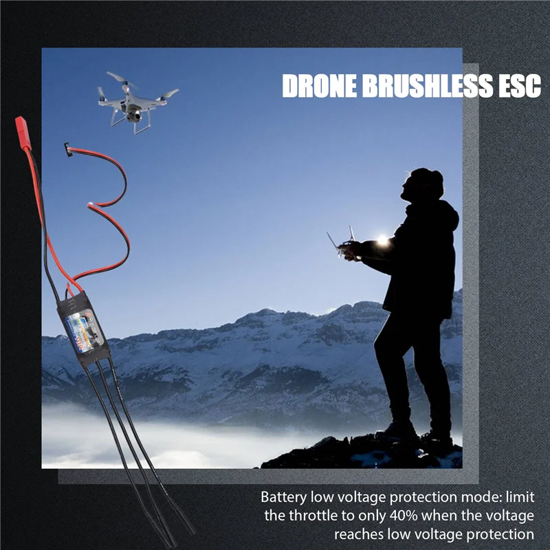 ESC senza spazzole con regolatore di velocità del motore ESC eccellente per aereo RC con UBEC