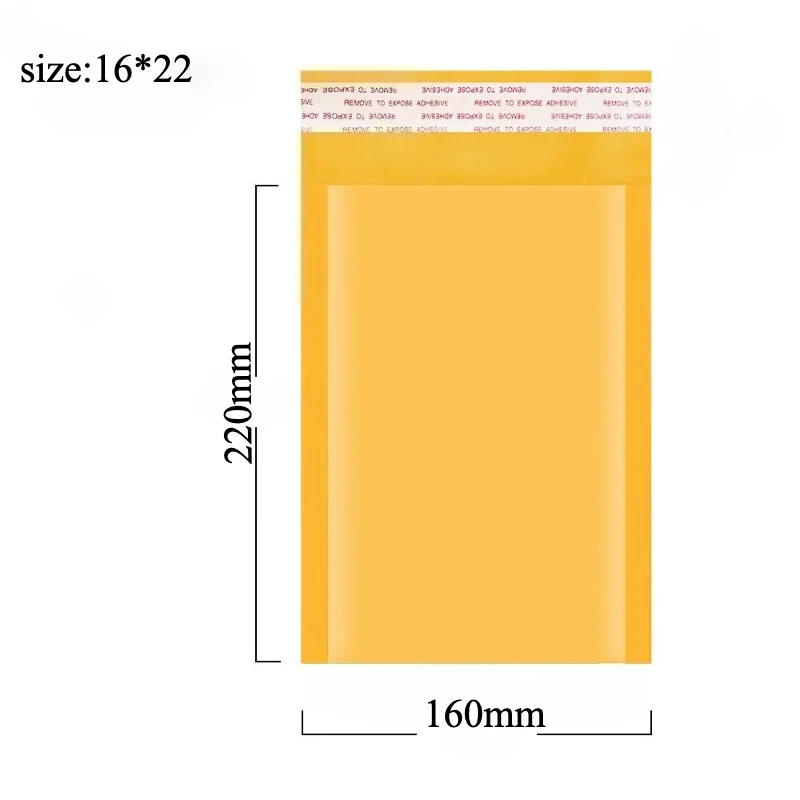 100 unidades # 2 16x22 Kraft Bubble Mailers Envelopes Acolchoados Caixa de Envio 16 "x 22"