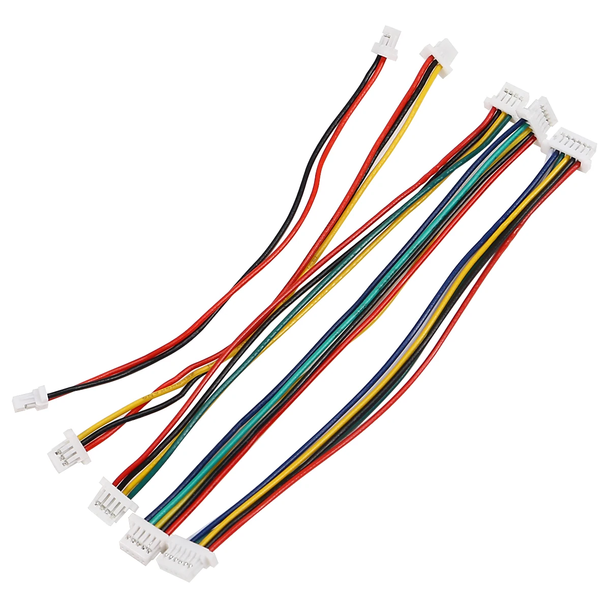 5PCS Mini JST SH 1.0mm passo femmina presa terminale spina connettore filo SH 1mm 2 Pin 10CM 26AWG cavo cavi elettronici