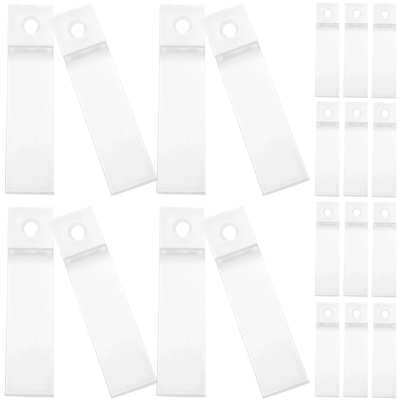 

100pcs Clear Drawer Non slip Stopper Guides Bumpers for Cabinets Kitchen Dresser Slides Bottom Mount Plastic Stoppers