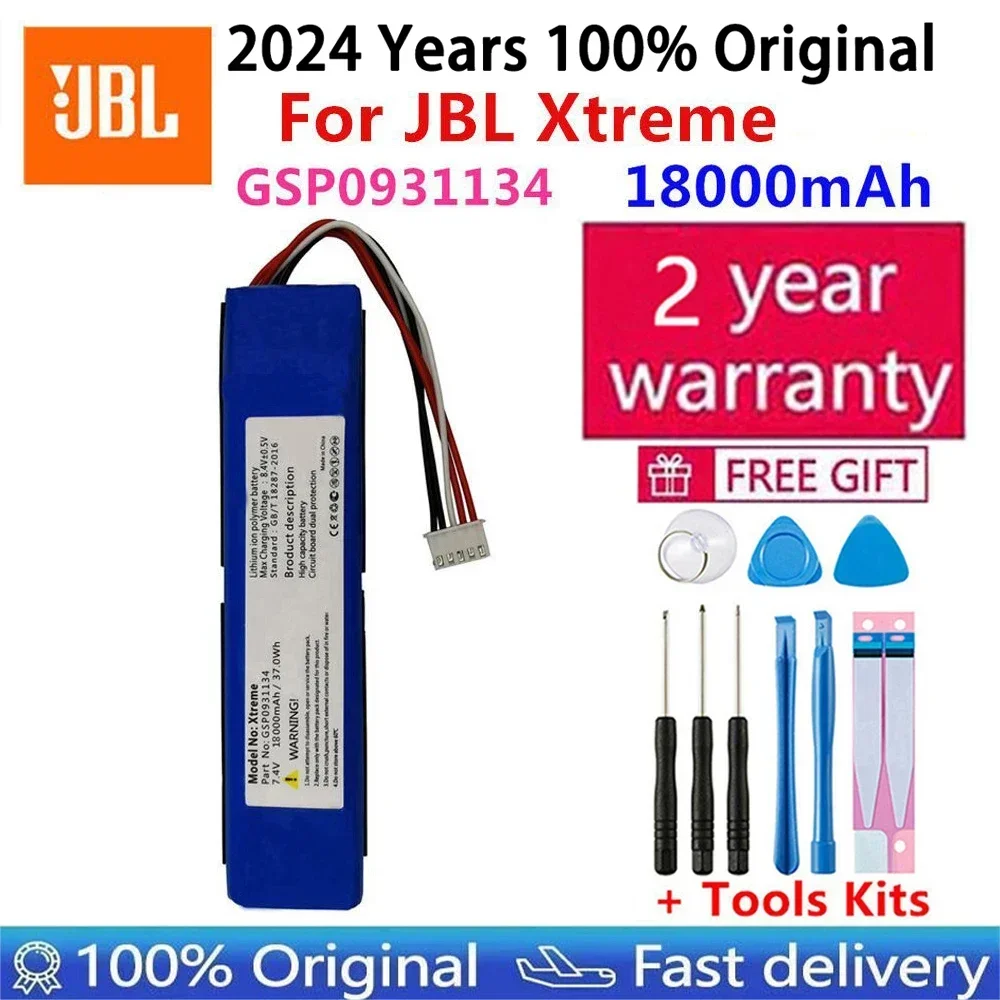 2024 Years Original Rechargeable Speaker Battery For JBL Link 10 20 Clip Charge Boombox Pulse Xtreme Flip 1 2 3 4 5 6 Bateria