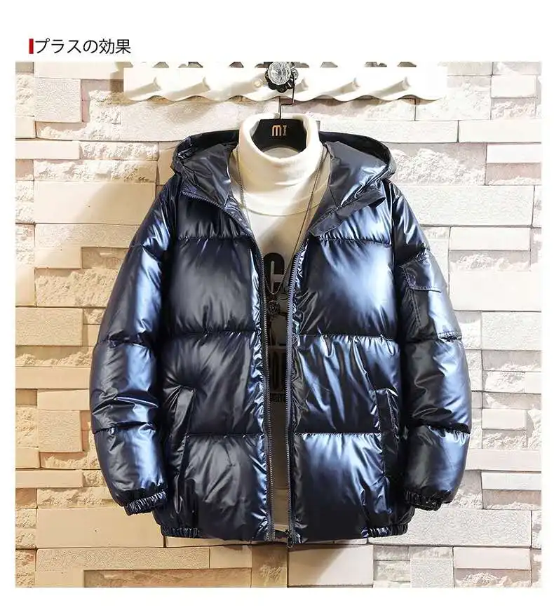 2024 bright face padded jacket Padded jacket with thick hooded loose Chinese style bread suit