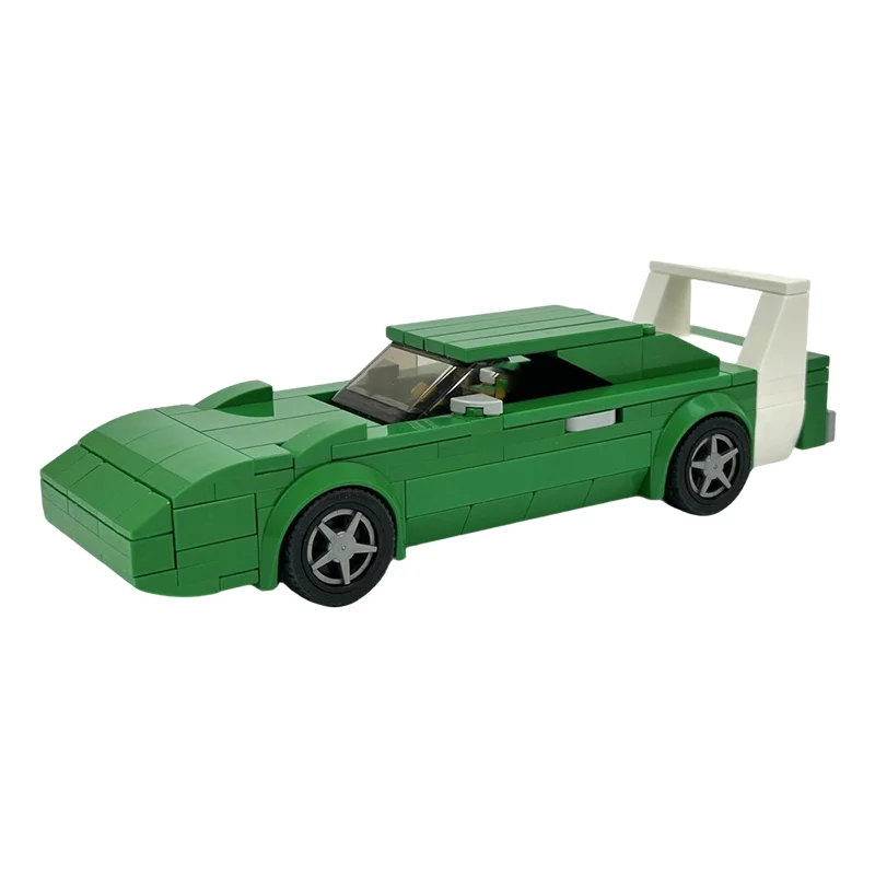 191 stks MOC Dodge Charger Daytona City Champions Model Bouwstenen Architectuur Kerstcadeaus DIY Idee Speelgoed Onderwijs Baksteen