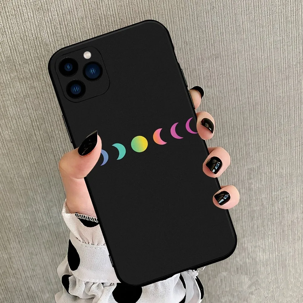 Band C-Coldplay Moon Music Phone Case For iPhone 8 11 12 13 14 15 Mini X XR XS PRO MAX Plus Cover