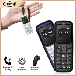 SERVO BM30 Ultra Small Mobile Phone Bluetooth Dial 2G SIM Alarm Clock Magic Voice Low Radiation Sync Contact Mini Back-up Phones