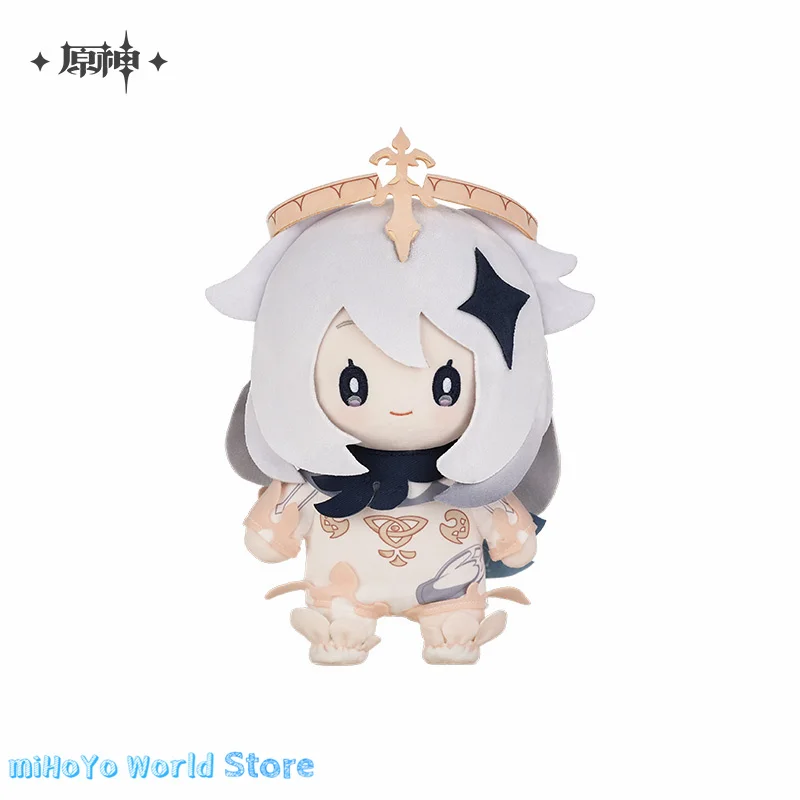 MiHoYo Genshin Impact Official Paimon Pillow Model rnament Original Game Paimon Cosplay Costume Anime Halloween Gifts