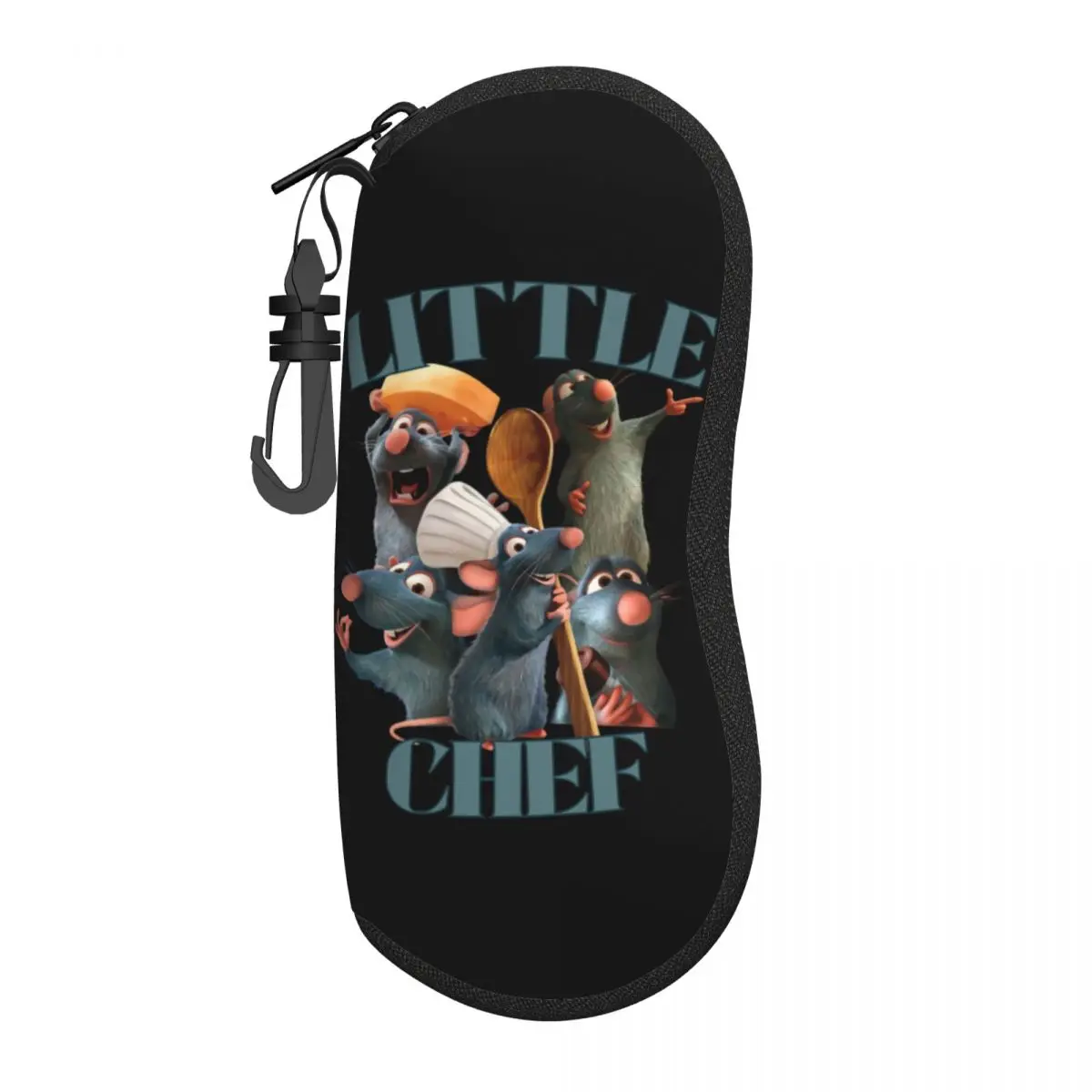 

Custom Ratatouille Little Chef Remy Collage Eyeglass Glasses Case Women Men Soft Sunglasses Protective Bag