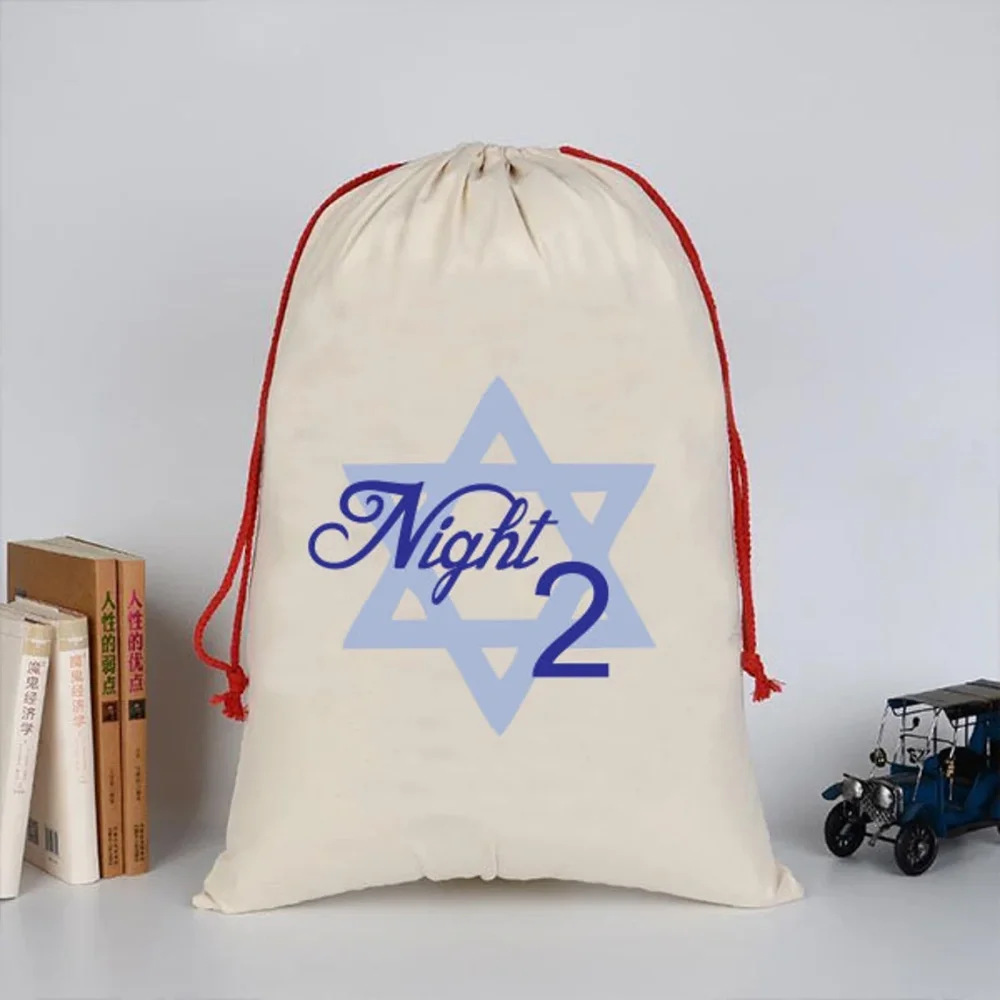 20 pcs Hanukkah Star of David-gift bags-holiday Gift-Jewish tradition-hanukkah gift-happy Hanukkah-Star of David bag-Night Star