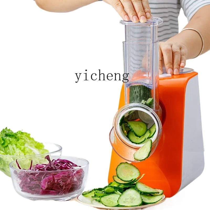 

ZF Electric Chopping Artifact Household Slice Multi-Function Vegetable Chopper