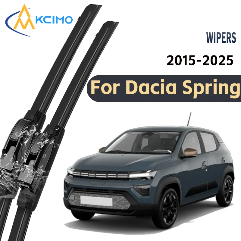 

All-Weather Windshield Wiper Blades For Dacia Spring 2015-2025 Beam Wiper Arm Streak Free Auto Accessories Front Window Care